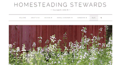 Desktop Screenshot of homesteadingstewards.com